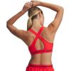 image:imageUnder Armour Womens Crossback Mid Impact Sports Bra714 Racer Red   Black