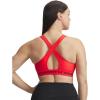 image:imageUnder Armour Womens Crossback Mid Impact Sports Bra714 Racer Red   Black