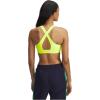 image:imageUnder Armour Womens Crossback Mid Impact Sports Bra732 High Vis Yellow   White