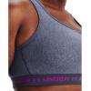 image:imageUnder Armour Womens Crossback Mid Impact Sports Bra767 Aurora Purple Light Heather   Tempered Steel