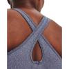 image:imageUnder Armour Womens Crossback Mid Impact Sports Bra767 Aurora Purple Light Heather   Tempered Steel