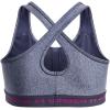 image:imageUnder Armour Womens Crossback Mid Impact Sports Bra767 Aurora Purple Light Heather   Tempered Steel