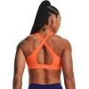 image:imageUnder Armour Womens Crossback Mid Impact Sports Bra866 Orange Blast   Frosted Orange