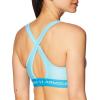 image:imageUnder Armour Womens Crossback Mid Impact Sports Bra914 Sky Blue  Capri  Sky Blue