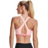 image:imageUnder Armour Womens Crossback Mid Impact Sports BraBeta Tint 658Stardust Pink