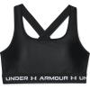 image:imageUnder Armour Womens Crossback Mid Impact Sports BraBlack 001White
