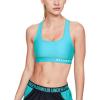 image:imageUnder Armour Womens Crossback Mid Impact Sports BraBreathtaking Blue Breathtaking Blue