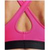 image:imageUnder Armour Womens Crossback Mid Impact Sports BraCerise 653White