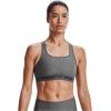 image:imageUnder Armour Womens Crossback Mid Impact Sports BraCharcoal Light Heather 019Black