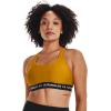 image:imageUnder Armour Womens Crossback Mid Impact Sports BraCruise Gold 588White