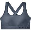 image:imageUnder Armour Womens Crossback Mid Impact Sports BraDownpour Gray 044Black