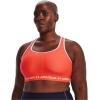image:imageUnder Armour Womens Crossback Mid Impact Sports BraElectric Tangerine 824White