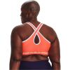 image:imageUnder Armour Womens Crossback Mid Impact Sports BraElectric Tangerine 824White