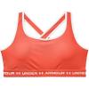 image:imageUnder Armour Womens Crossback Mid Impact Sports BraElectric Tangerine 824White