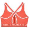 image:imageUnder Armour Womens Crossback Mid Impact Sports BraElectric Tangerine 825White