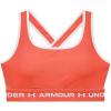 image:imageUnder Armour Womens Crossback Mid Impact Sports BraElectric Tangerine 825White