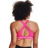 image:imageUnder Armour Womens Crossback Mid Impact Sports BraElectro Pink 695White