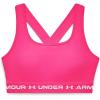 image:imageUnder Armour Womens Crossback Mid Impact Sports BraElectro Pink 695White