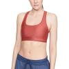 image:imageUnder Armour Womens Crossback Mid Impact Sports BraFractal Pink 692Peach Plasma