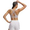 image:imageUnder Armour Womens Crossback Mid Impact Sports BraGray DawnWhite