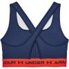 image:imageUnder Armour Womens Crossback Mid Impact Sports BraIndigo 404Phoenix Fire