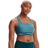 image:imageUnder Armour Womens Crossback Mid Impact Sports BraLegion Blue Light Heather 400Breeze