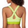 image:imageUnder Armour Womens Crossback Mid Impact Sports BraLime Ice 450Lime Ice