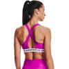 image:imageUnder Armour Womens Crossback Mid Impact Sports BraMeteor Pink 660White