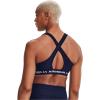 image:imageUnder Armour Womens Crossback Mid Impact Sports BraMidnight Navy 410White