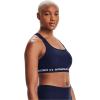 image:imageUnder Armour Womens Crossback Mid Impact Sports BraMidnight Navy 410White