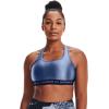 image:imageUnder Armour Womens Crossback Mid Impact Sports BraMineral Blue 470Mineral Blue