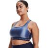 image:imageUnder Armour Womens Crossback Mid Impact Sports BraMineral Blue 470Mineral Blue