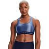 image:imageUnder Armour Womens Crossback Mid Impact Sports BraMineral Blue 470Mineral Blue