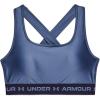 image:imageUnder Armour Womens Crossback Mid Impact Sports BraMineral Blue 470Mineral Blue