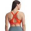image:imageUnder Armour Womens Crossback Mid Impact Sports BraOrange BaseWhite