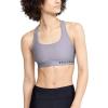 image:imageUnder Armour Womens Crossback Mid Impact Sports BraPurple Dusk Light Heather 555Blue Ink