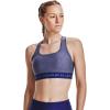 image:imageUnder Armour Womens Crossback Mid Impact Sports BraRegal Light Heather 415Stardust Blue