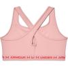 image:imageUnder Armour Womens Crossback Mid Impact Sports BraRetro Pink Light Heather 676Royal Blue
