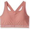image:imageUnder Armour Womens Crossback Mid Impact Sports BraStardust Pink Light Heather 649White