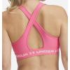 image:imageUnder Armour Womens Crossback Mid Impact Sports BraSuper PinkWhite