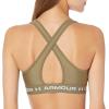 image:imageUnder Armour Womens Crossback Mid Impact Sports BraTent 361Stone