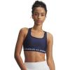 image:imageUnder Armour Womens Crossback Mid Impact Sports BraWashed NavyWhite