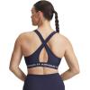 image:imageUnder Armour Womens Crossback Mid Impact Sports BraWashed NavyWhite
