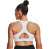 image:imageUnder Armour Womens Crossback Mid Impact Sports BraWhite  Black