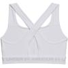 image:imageUnder Armour Womens Crossback Mid Impact Sports BraWhite 100Halo Gray
