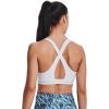 image:imageUnder Armour Womens Crossback Mid Impact Sports BraWhite 100Halo Gray