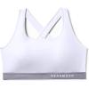 image:imageUnder Armour Womens Crossback Mid Impact Sports BraWhite 100White