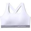 image:imageUnder Armour Womens Crossback Mid Impact Sports BraWhite Steel White
