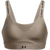 image:imageUnder Armour Womens Infinity High Impact Sports Bra Plus200 Taupe Dusk   Black
