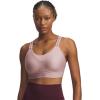 image:imageUnder Armour Womens Infinity High Impact Sports Bra Plus673 Tourmaline Pink   Maroon Mist